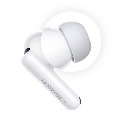 HUAWEI FreeBuds 6i Silicone Earbuds, Sky White, Size M